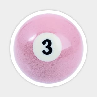 Lucky 3 Ball Graphic Magnet