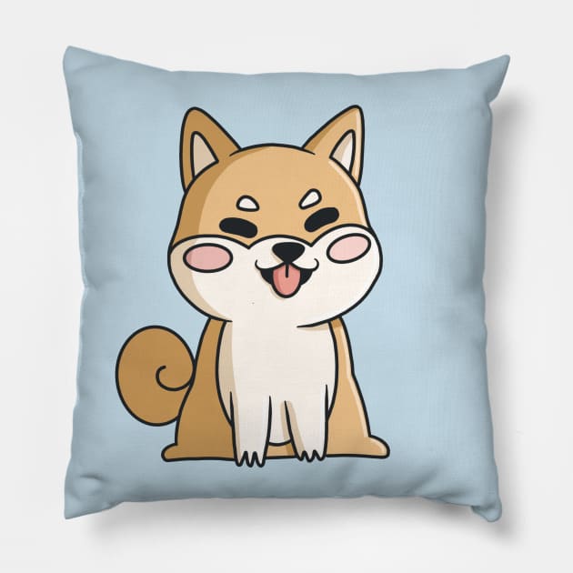 Shiba Inu Pillow by Israelement