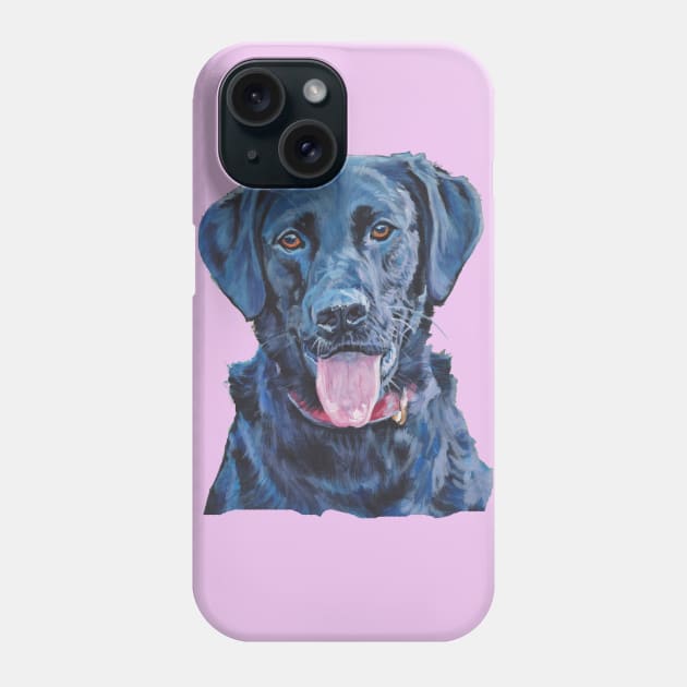 Labrador Retriever Fine Art Painting Phone Case by LASHEPARD