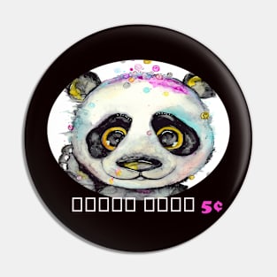 Panda Hugs Pin