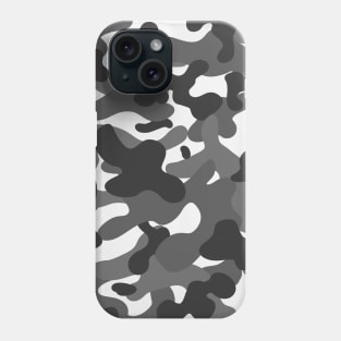 Grey Camouflage Pattern Phone Case