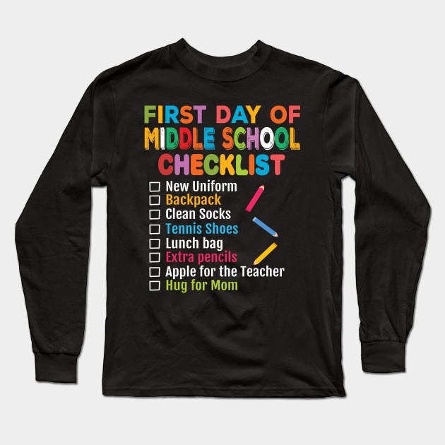 First Day Of Middle School Teacher Student Back To School 2019