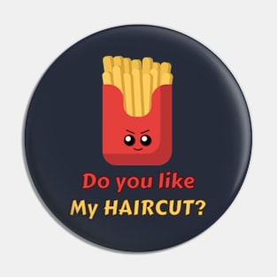 Cute Fries potato with a Fresh Hairdo - Do you like my haircut? Pin