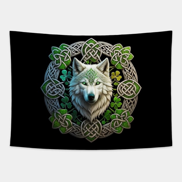 Lobo Blanco Tapestry by Omartista64