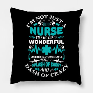 Nurse - A Splash of Sassy Pillow