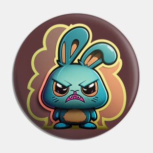 Anger Bunny Pin