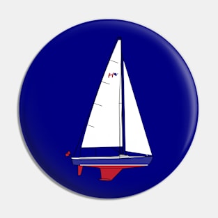 Harbor 20 Sailboat Pin