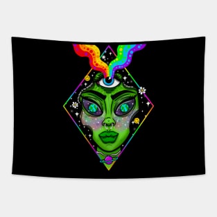 Alien babe Tapestry