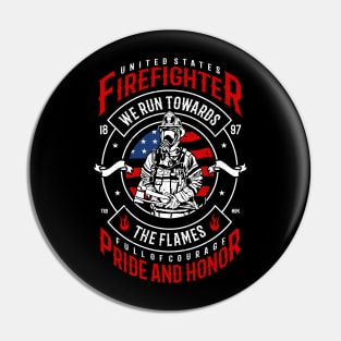 Fire Fighter Pin