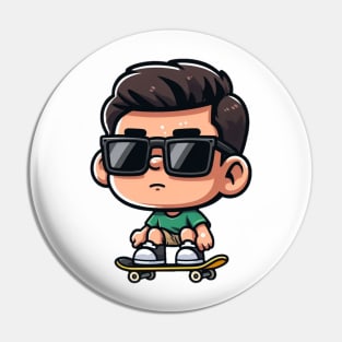 Skaterboy Pin