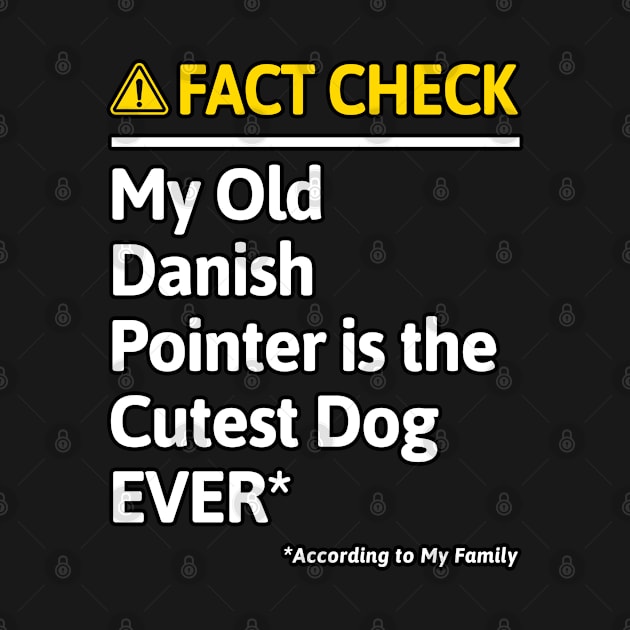 Old Danish Pointer Dog Funny Fact Check by MapYourWorld