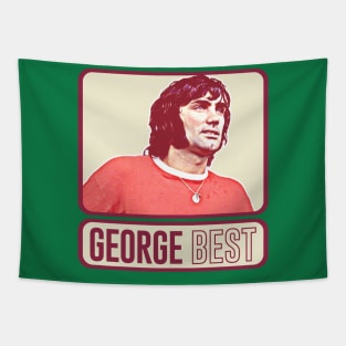 George Best /// Retro Fan Art Design Tapestry
