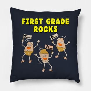 First Grade Rocks Pillow