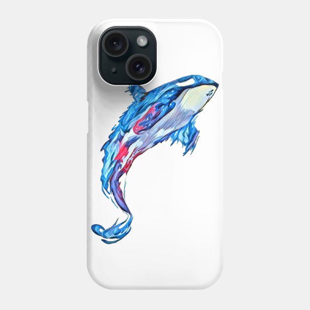 Whale journey Phone Case by Shenron