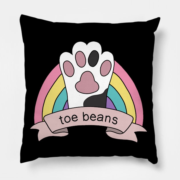 Toe Beans Pillow by valentinahramov