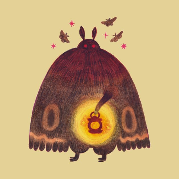 The friendly Mothman by alan melele