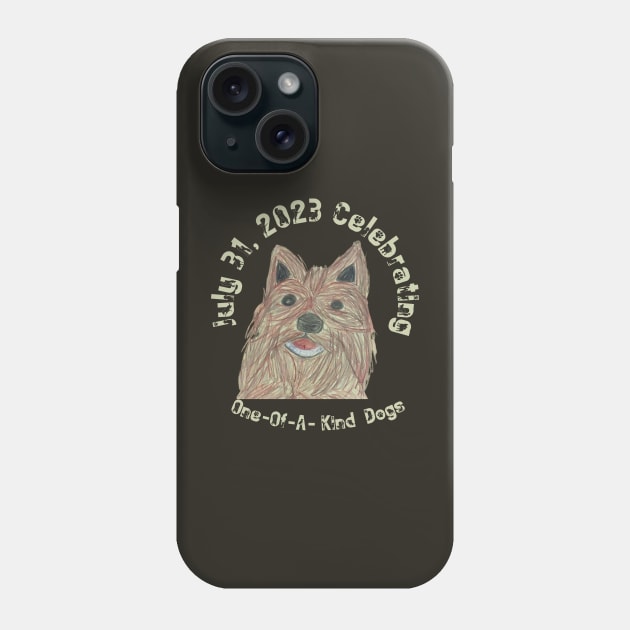 National Mutt Day Celebrating Unique Dogs Phone Case by The Friendly Introverts