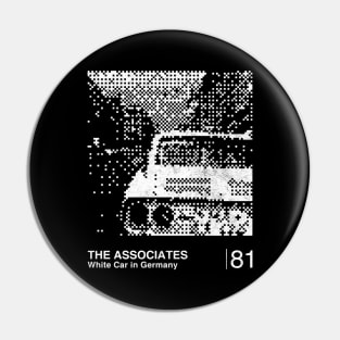 The Associates / Minimalist Graphic Design Fan Artwork Pin