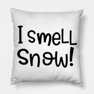 I Smell Snow Pillow