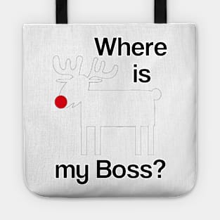 Where is my boss? Tote