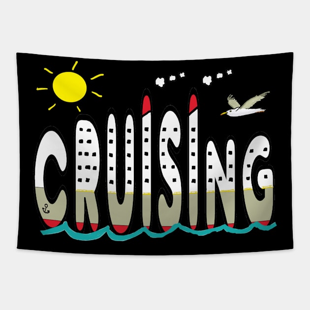 Cruising Tapestry by Mark Ewbie