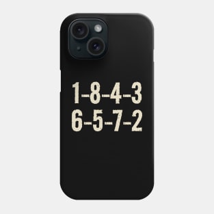 1-8-4-3-6-5-7-2 Firing Order Funny .al Phone Case