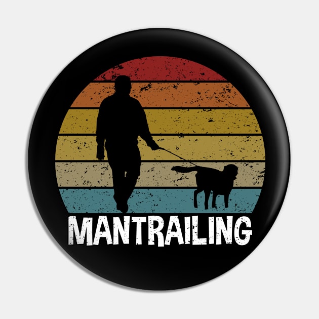 Vintage Mantrailing Mantrailer Pin by TK Store