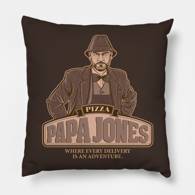 Papa Jones Pillow by Mephias