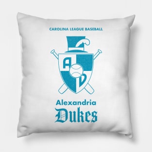 Defunct Alexandria Dukes Minor League Baseball 1980 Pillow
