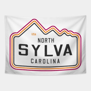 Visiting NC Mountain Cities Sylva, NC Neon Range Tapestry