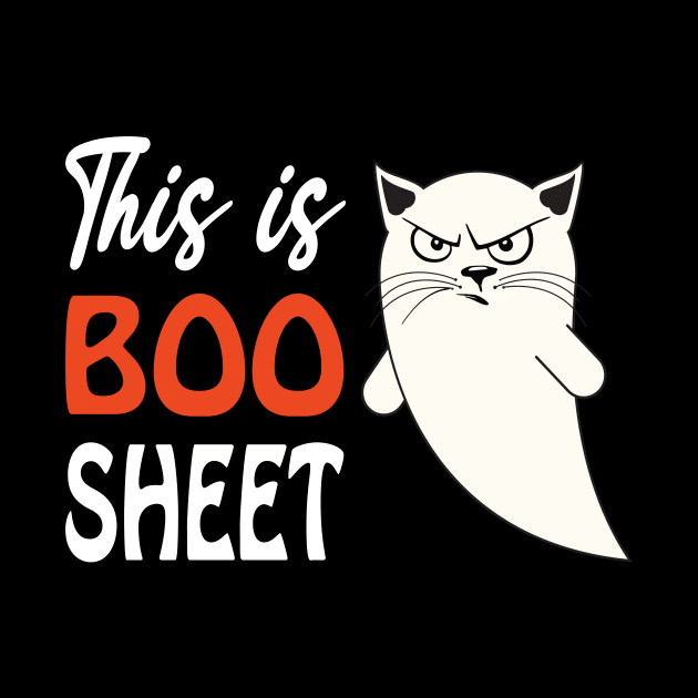 This is boo sheet 2020 funny halloween cat ghost by DODG99