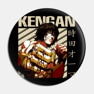 Yamashita's Determination Kengan Underground Wars Tee Pin