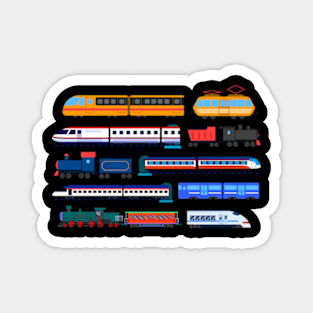 The Kids' Picture Show Railway Vehicles Magnet