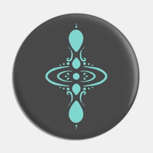 Groovy Mindfulness Symbol Pin