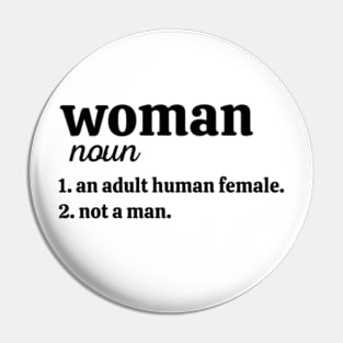 Definition Of Woman Pin