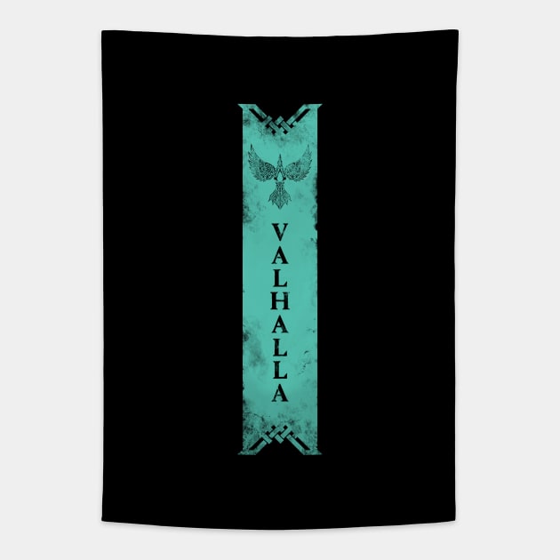 Valhalla Assassin Tag Tapestry by PowKapowCreations