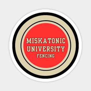 Miskatonic University Fencing Team Magnet