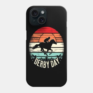 Cute Horse 150th Derby Day 2024 Horse racing Fascinator Phone Case