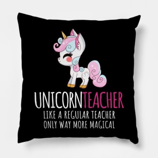 'Unicorn Teacher' Cute Teacher Magical Pillow