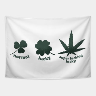 lucky and funny Weed Shirt Tapestry