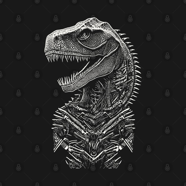 Portrait Of A T-Rex by TMBTM