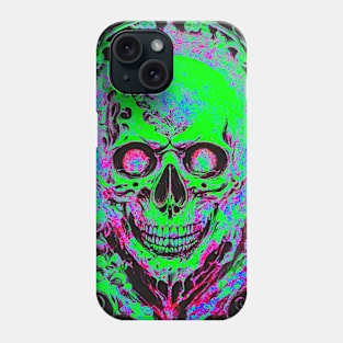 Demon Skull | Ritual Skull | Hell Skull | Hardcore Skull | Iridescent Skull Phone Case