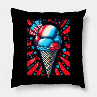 4th Of July Patriotic Pillow