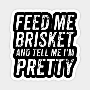 Funny Brisket & Backyard Barbecue Grill BBQ Brisket Magnet