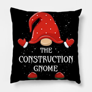 The Construction Gnome Matching Family Group Christmas Pajama Pillow