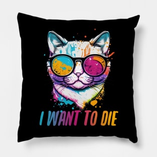 I Want to Die! Pillow