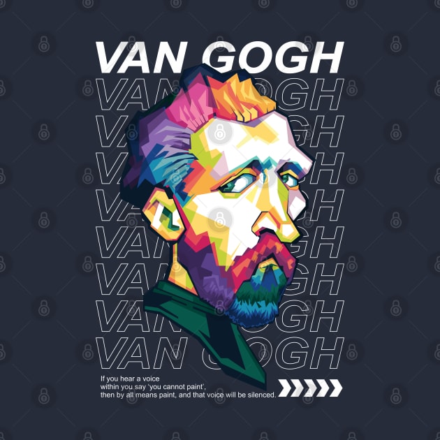 V Gogh Quotes pop art by Alkahfsmart