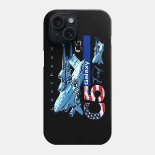 C-5 Galaxy Us Air Force Military Aircraft Phone Case