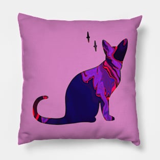 Cat Sillouette Pillow