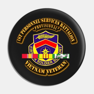 1st Personnel Services Battalion SVC Ribbon Pin
